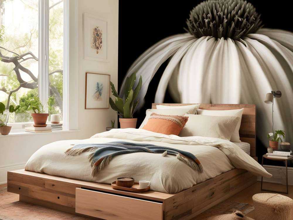 Zbliżenie na kwiat stożka