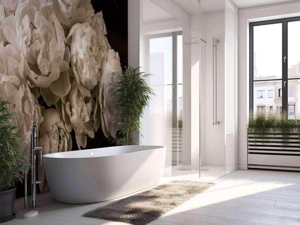 Pęczek piwonii vintage