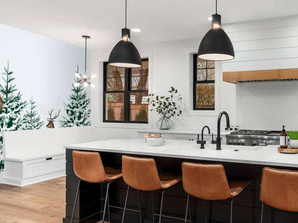 Radość mieszkańców zimowego lasu