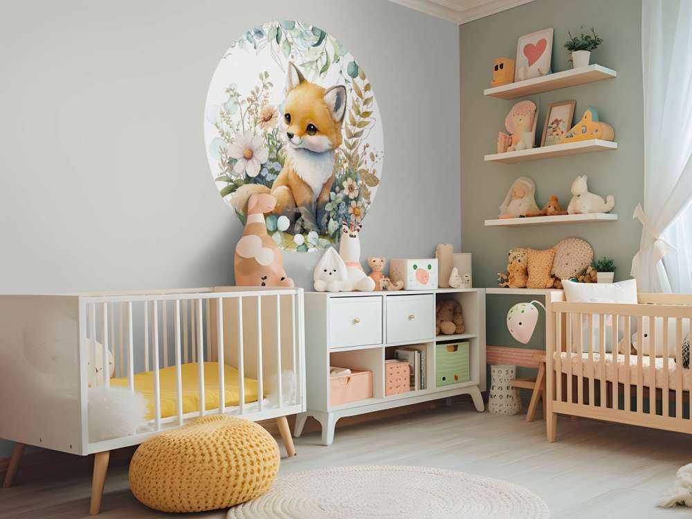 Młode z miętowymi i złotymi liśćmi