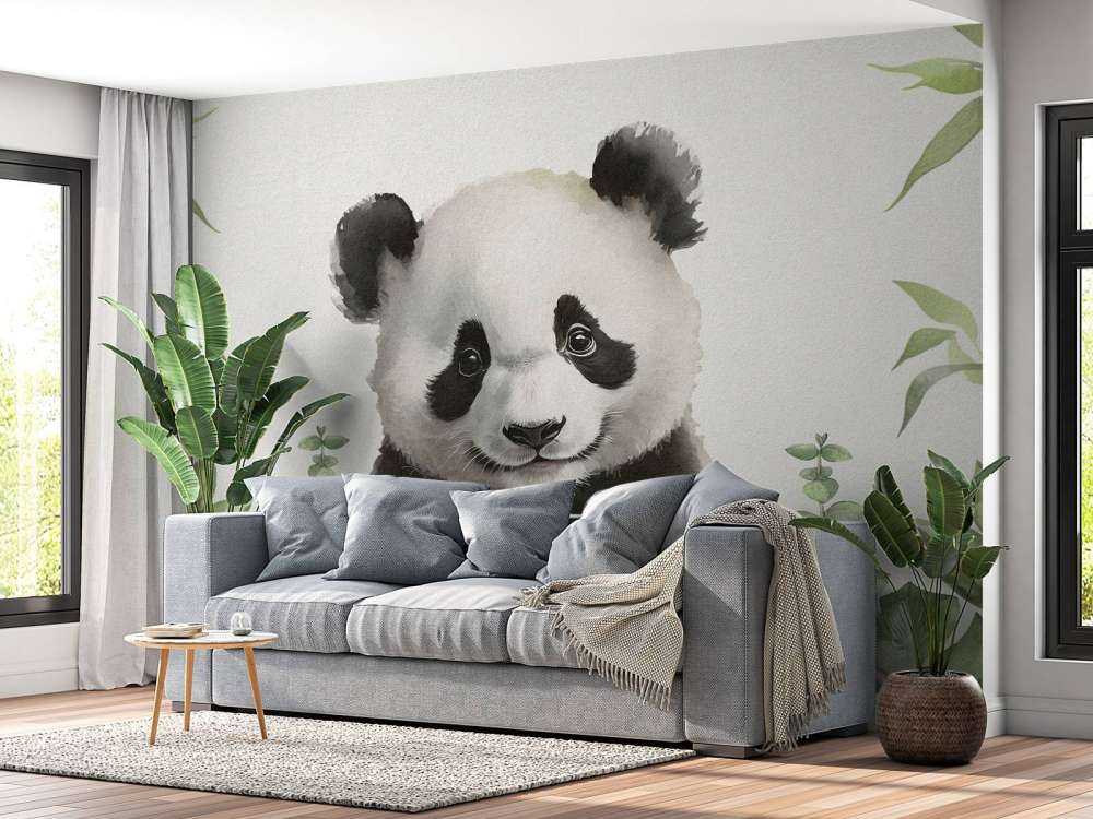 Młoda panda w dżungli