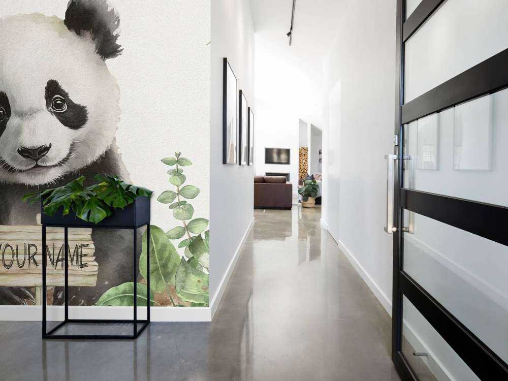 Młoda panda w dżungli