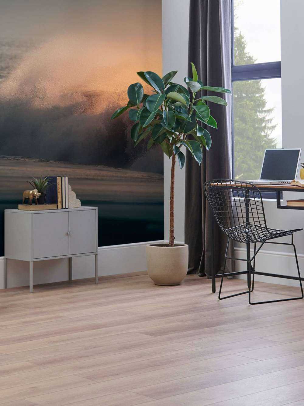 Rozbijające się fale na plaży