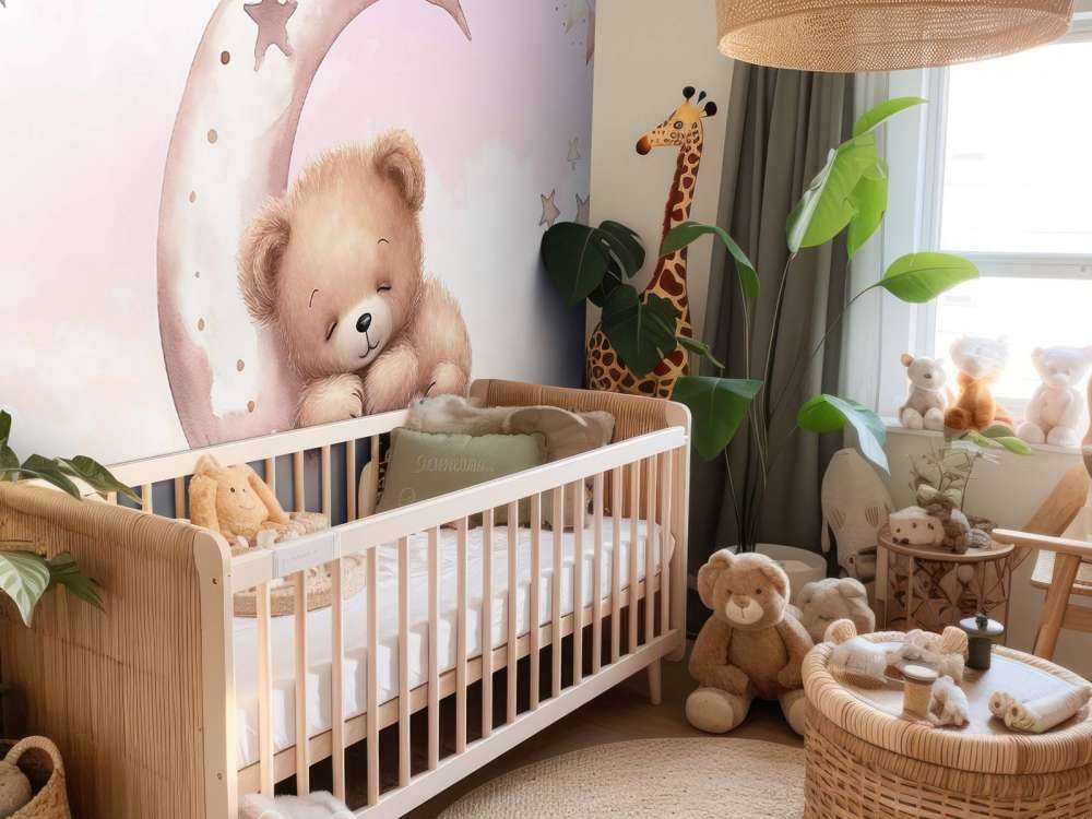 Śpiące misie na księżycu