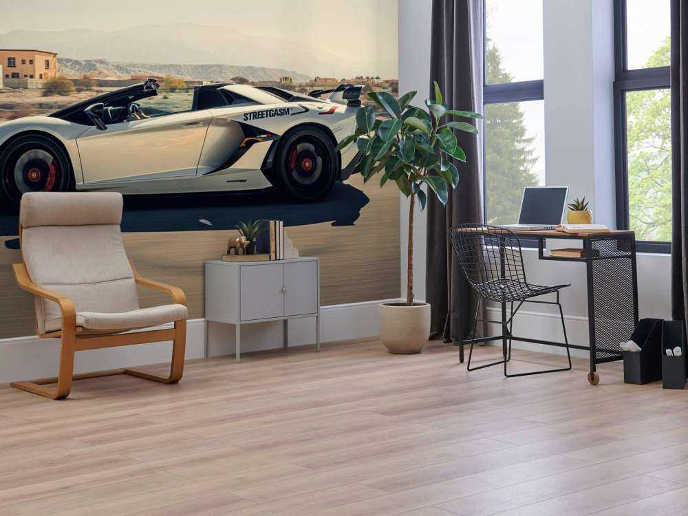 Lamborghini Aventador Roadster na pustyni