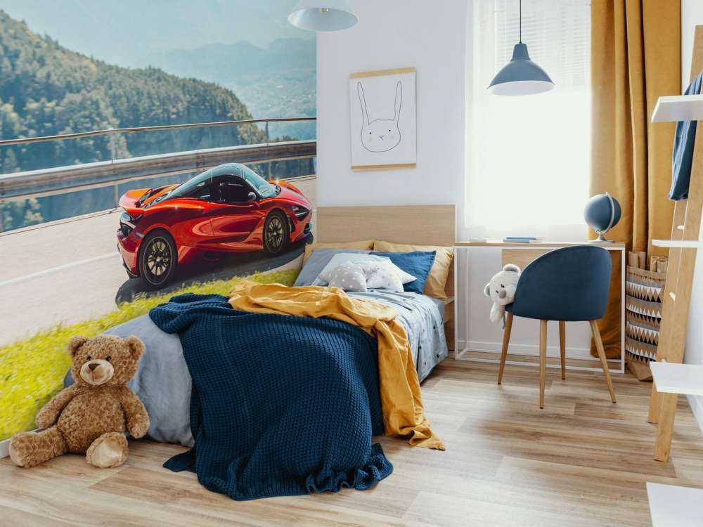 Jadąc przez górski krajobraz