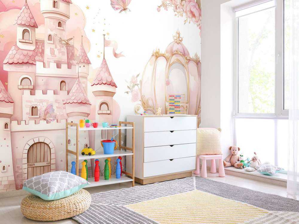 Zamek bajkowy i różana kareta