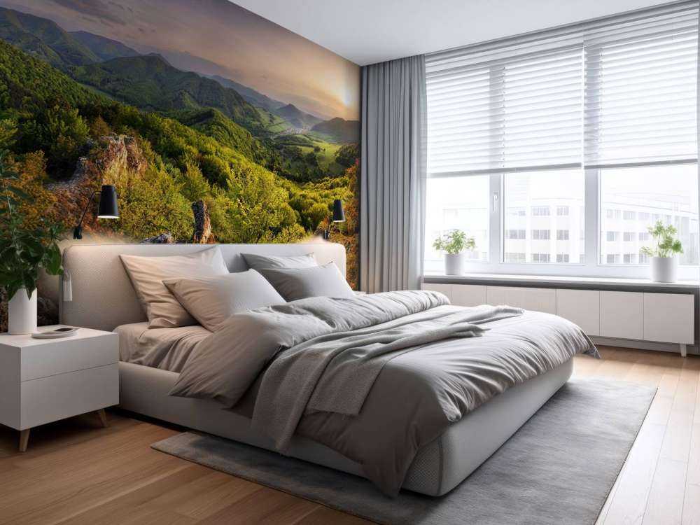 Krajobraz górski na wiosnę