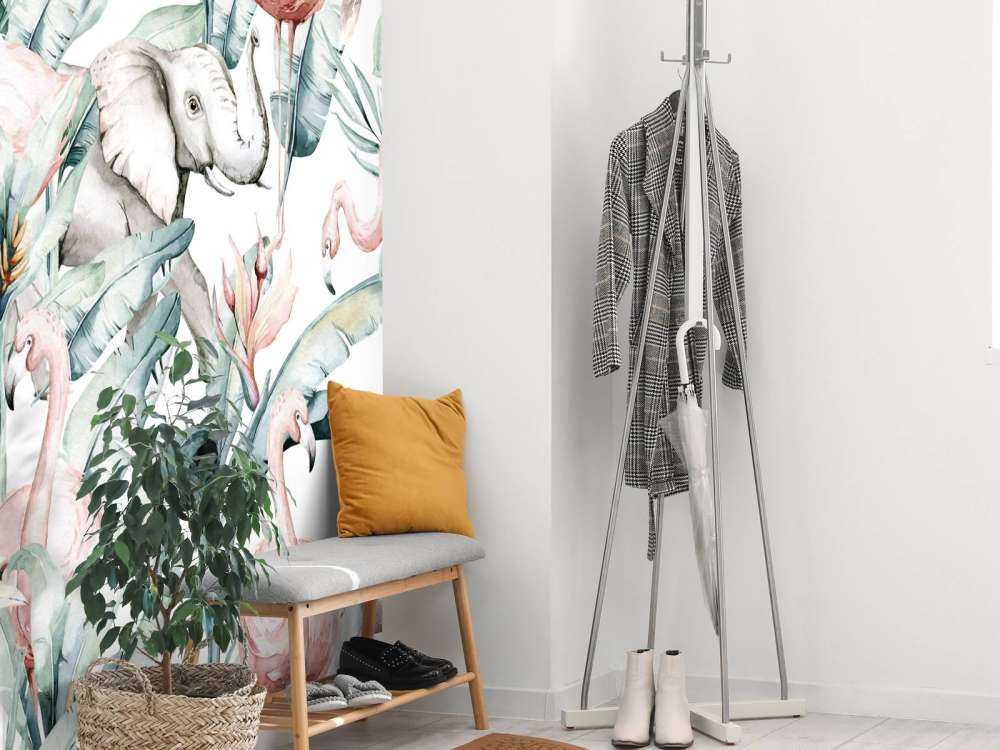 Zwierzęta między liśćmi