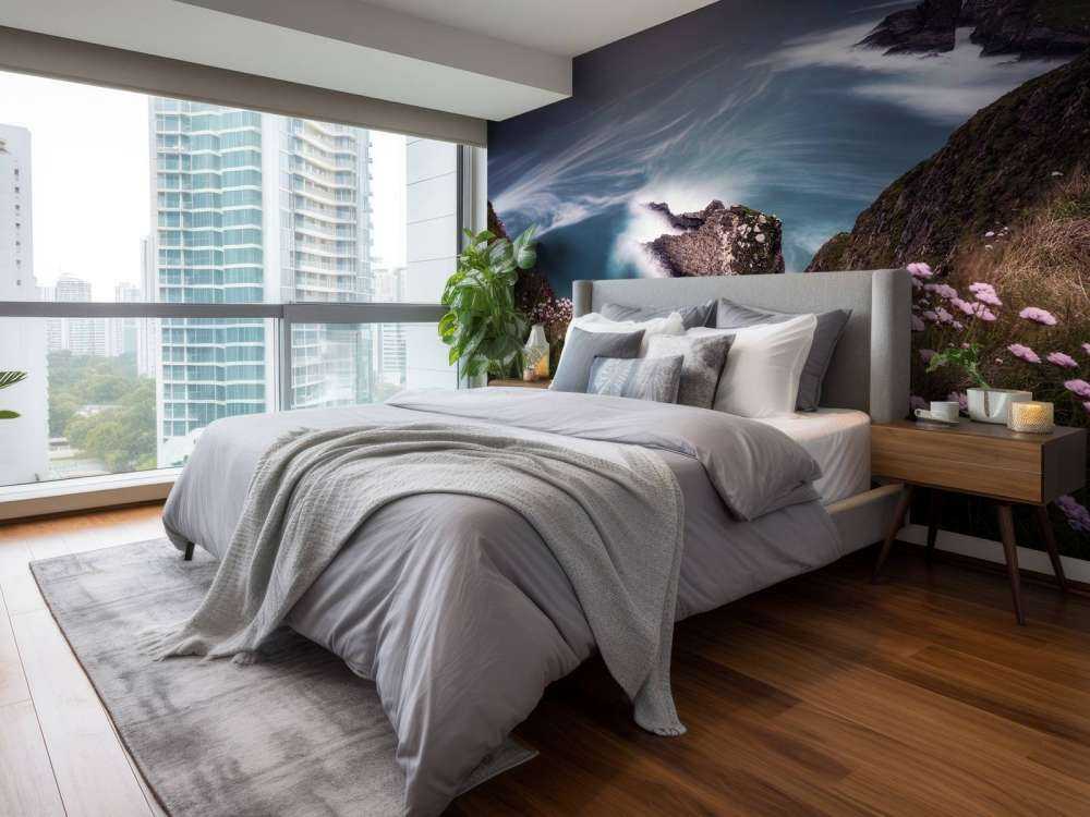 On the edge of the cliff