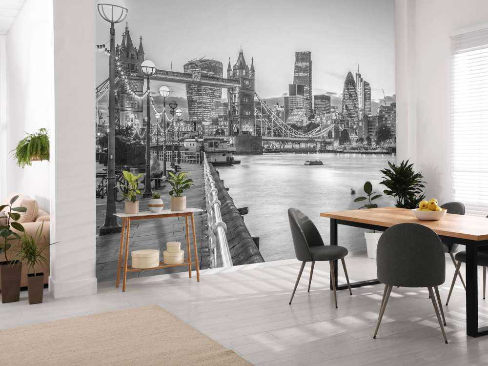 Promenada nad rzeką w Londynie