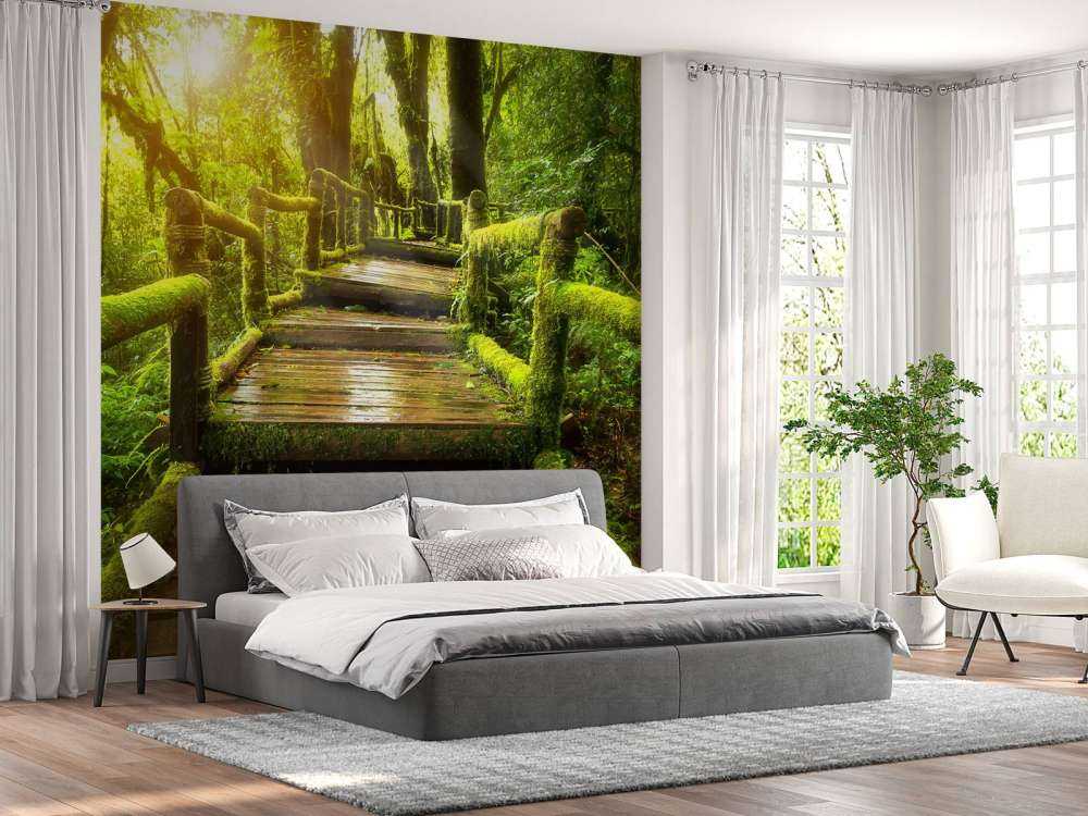 Duże schody do dżungli