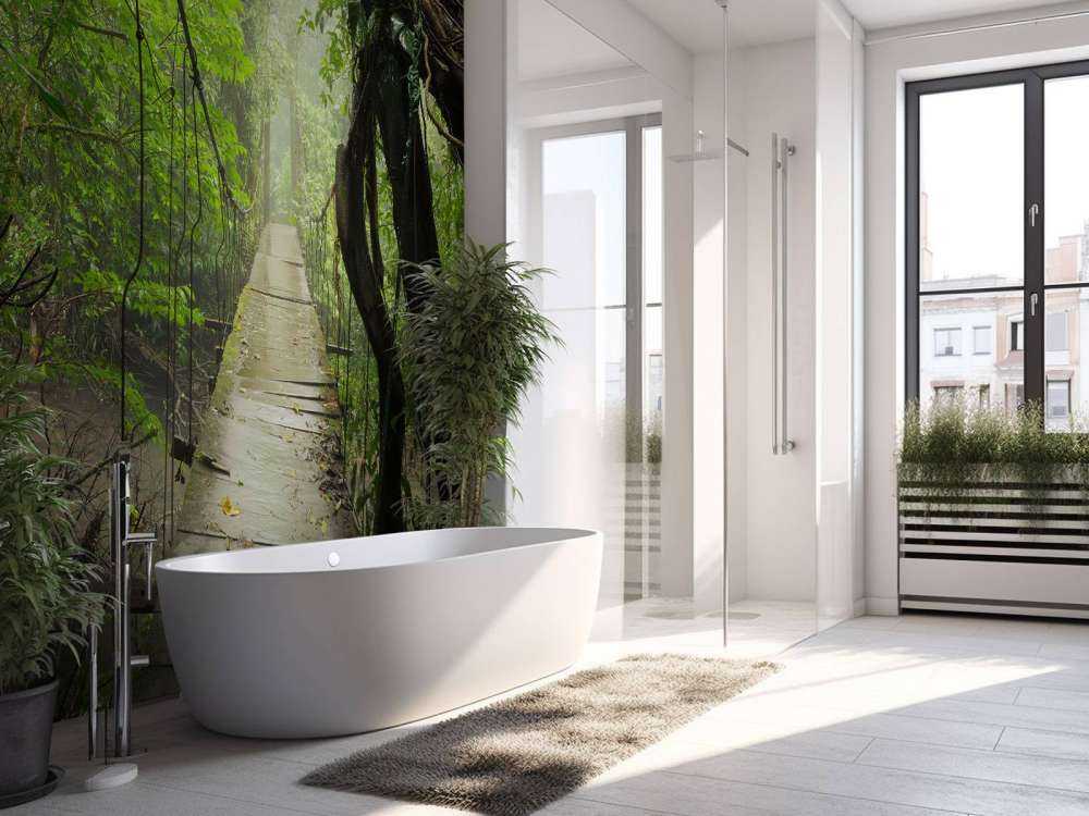 Most z drewnianymi deskami