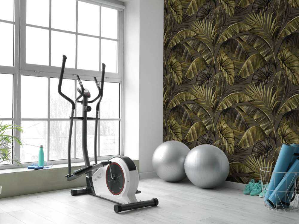 Ciemne liście bananowca