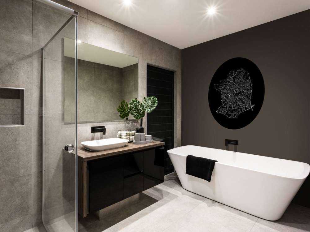 Mapa Apeldoorn, czarna