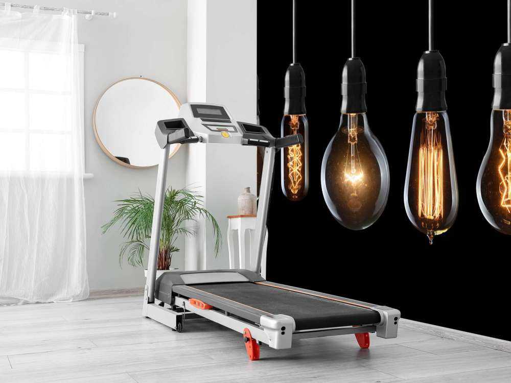 Lampy na czarnym tle