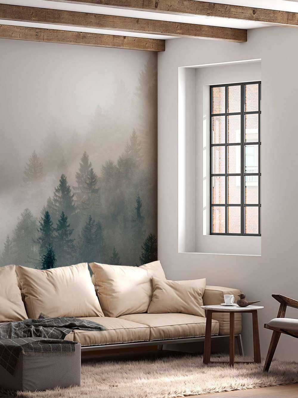 Cortina d'Ampezzo podczas mgły