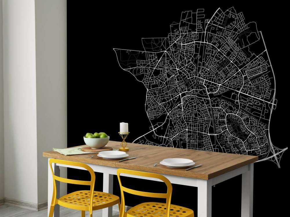 Mapa Apeldoorn, czarna