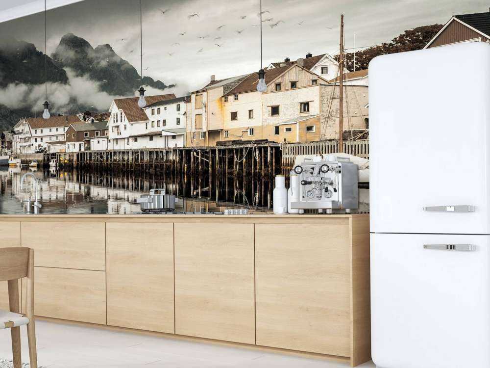 Wioska rybacka na Lofotach