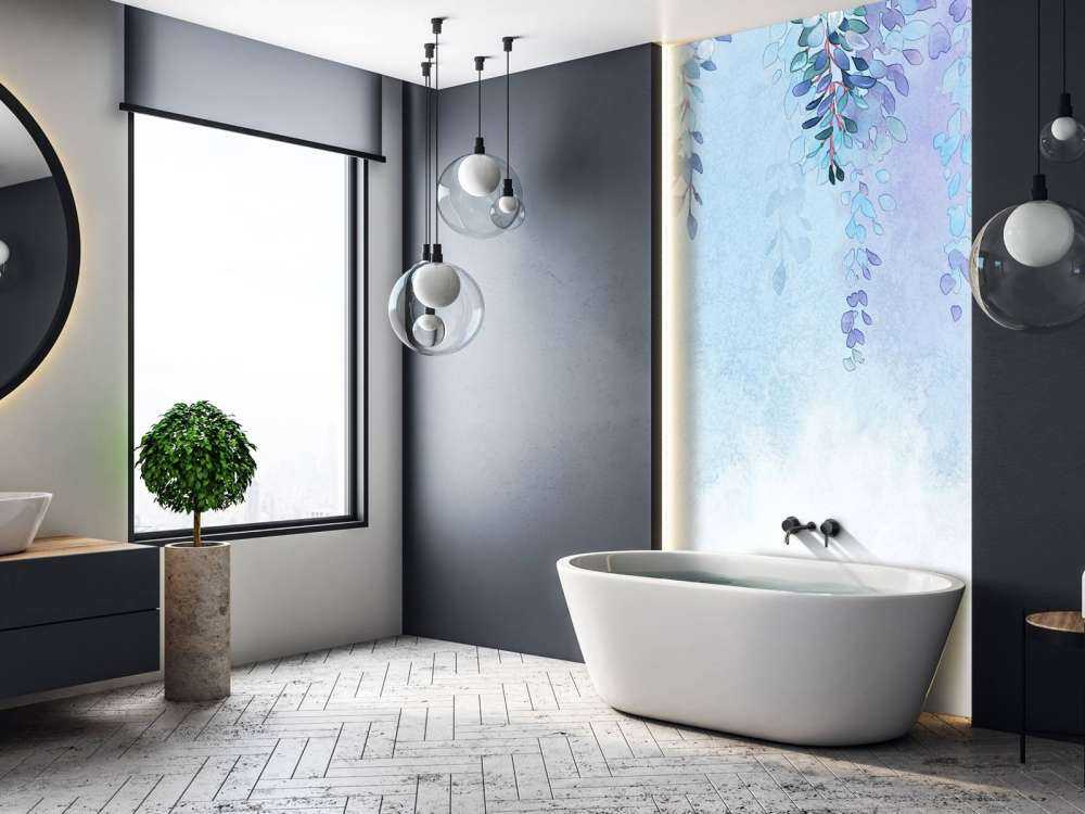 Jasnoniebieskie rośliny