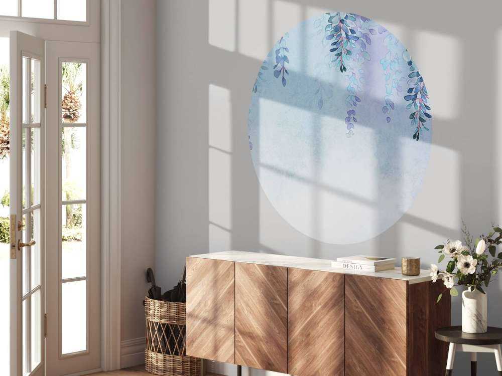 Jasnoniebieskie rośliny