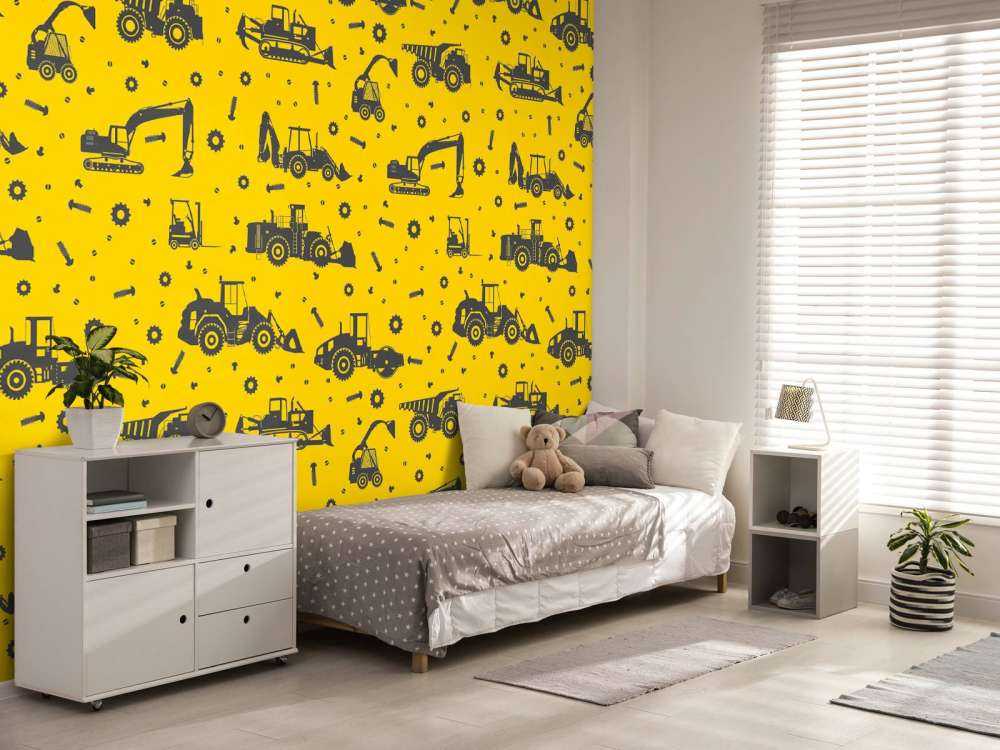 Ruch budowlany żółty