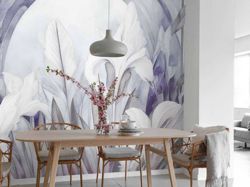 Irysy o wschodzie słońca fioletowe