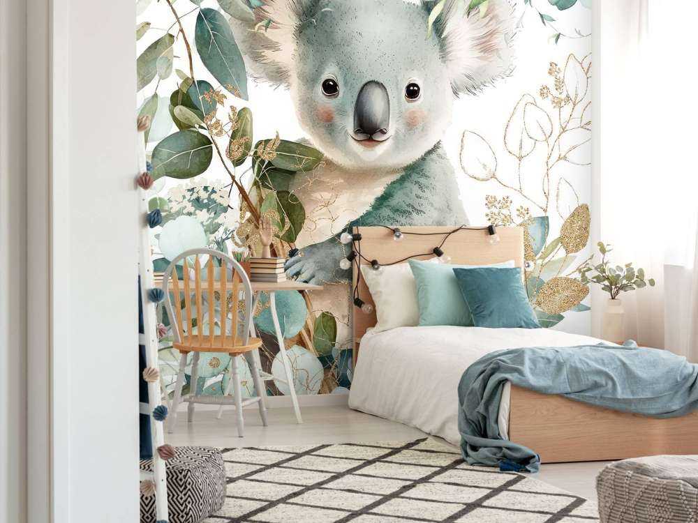 Cieniutki koala w eukalipcie