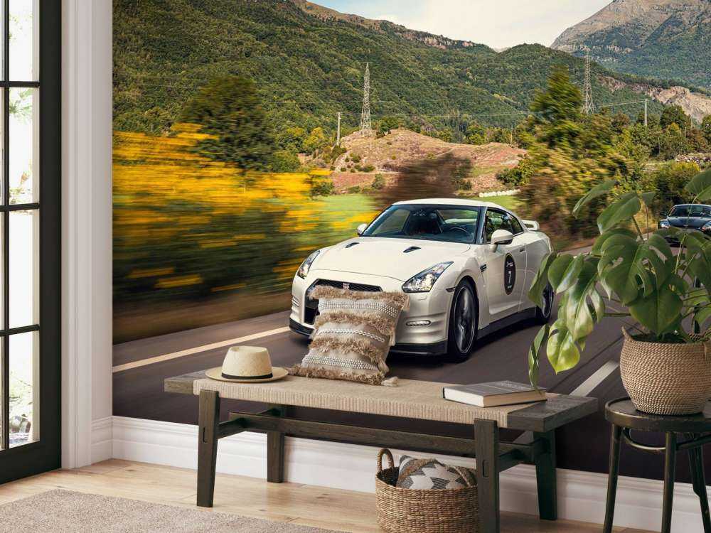 Nissan GT-R w pełnym biegu