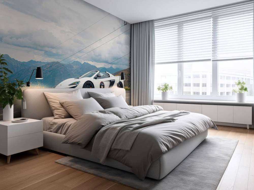 McLaren 675LT Spider Bergpanorama