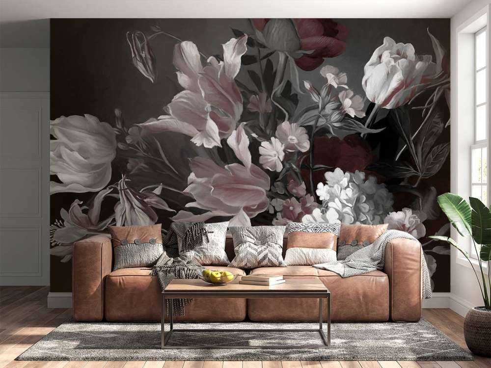 Bukiet z czerwonymi tulipanami