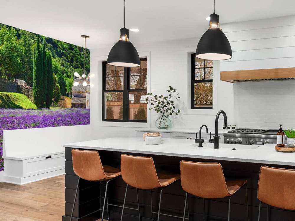 Bajkowe pole lawendy