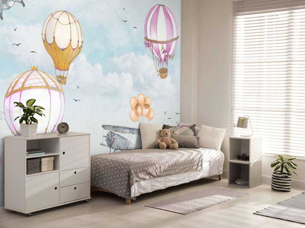 Balony na gorące powietrze różowe