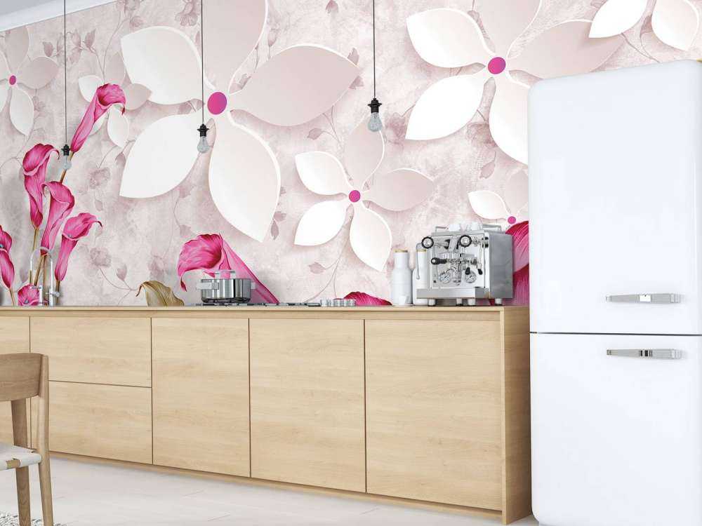 Różowo-białe kwiaty