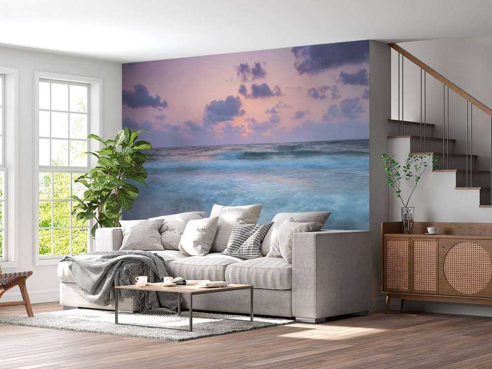 Zachód słońca na plaży