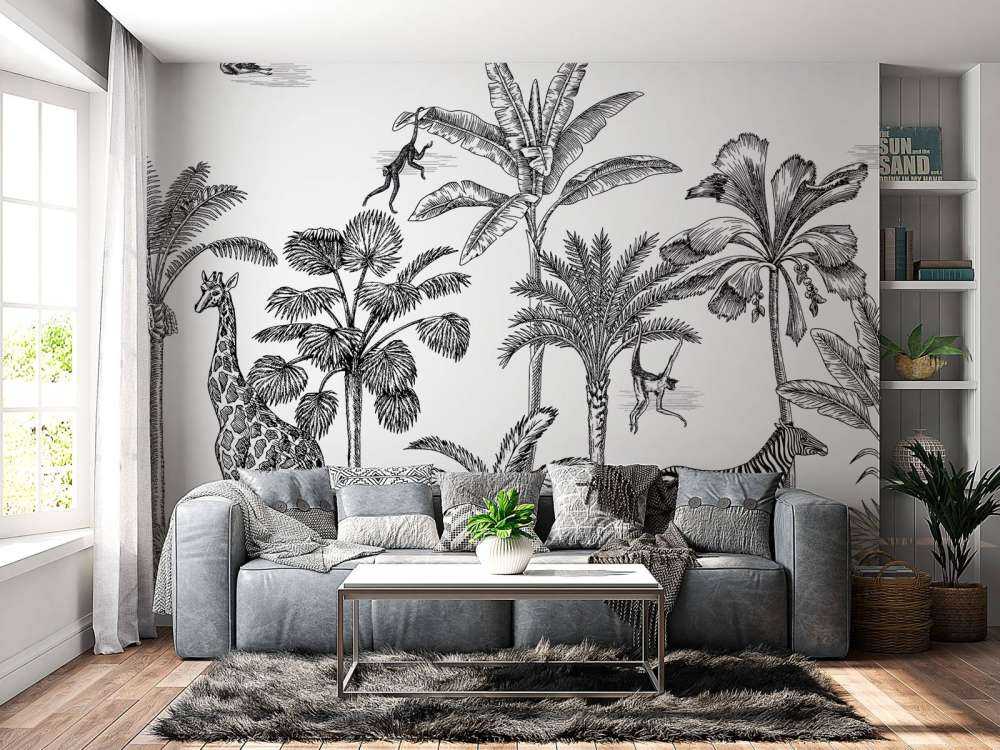 Tropikalna dżungla zwierząt