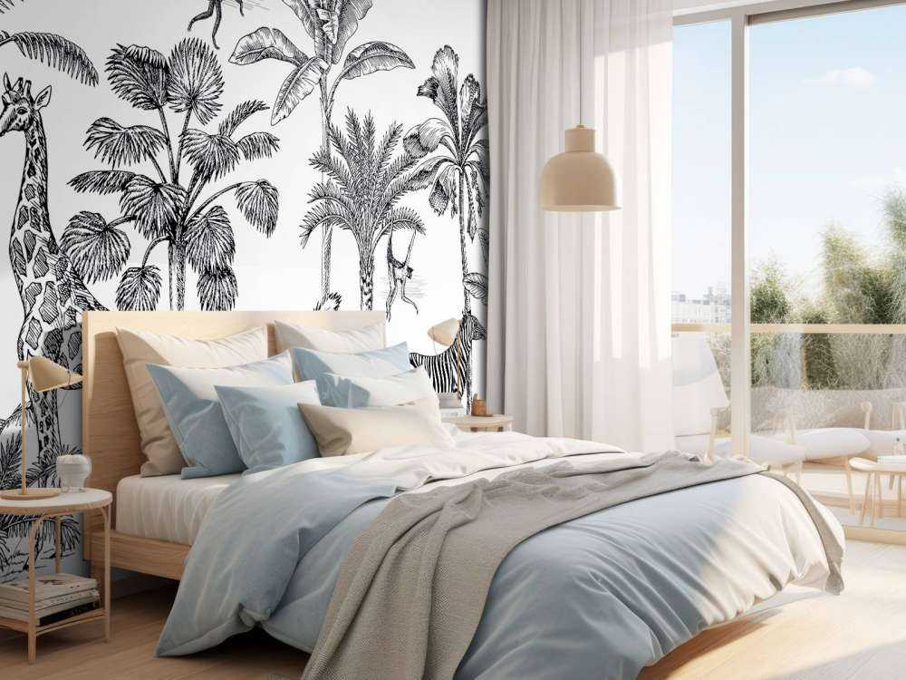 Tropikalna dżungla zwierząt