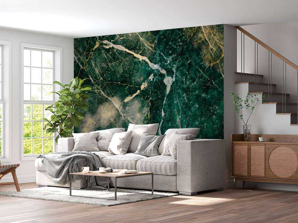 Zieleń o fakturze marmuru