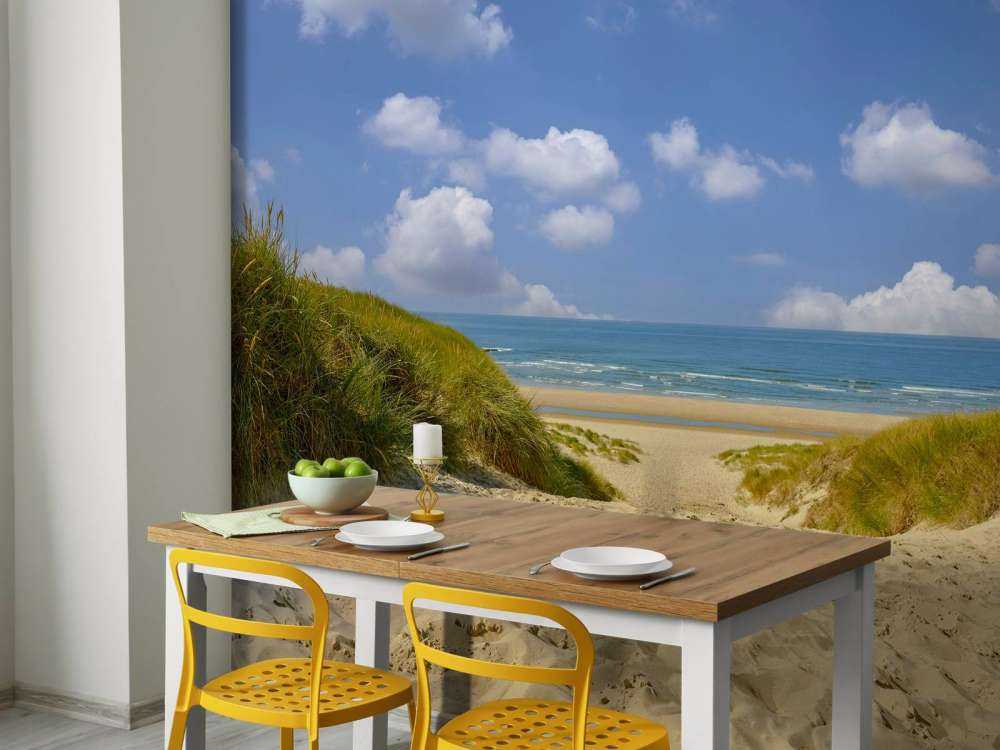 Dostęp do plaży przez wydmy