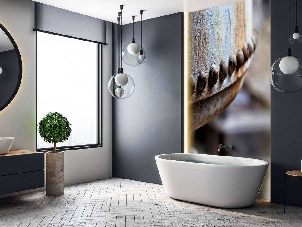 Detal zardzewiałego kotła parowego