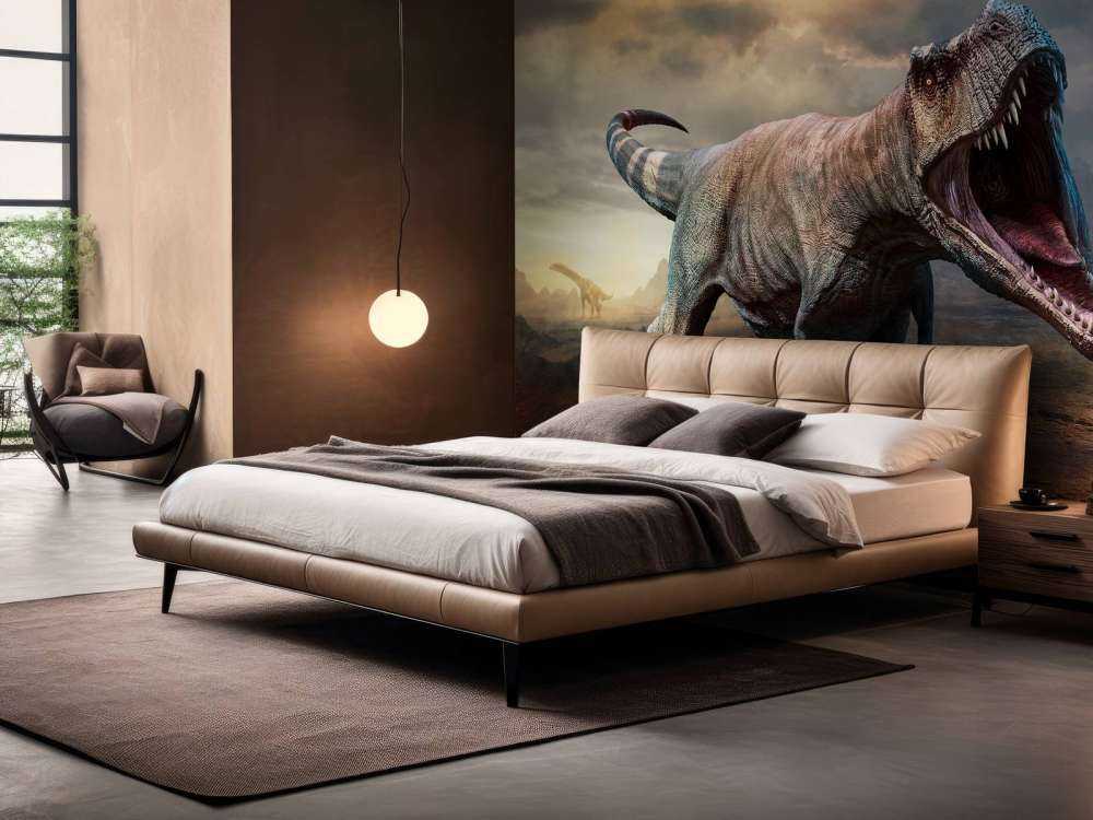 Agresywny Tyranozaurus Rex