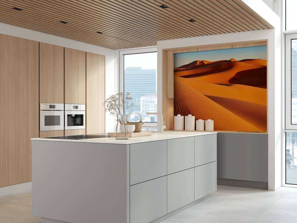 Pustynia o zachodzie słońca