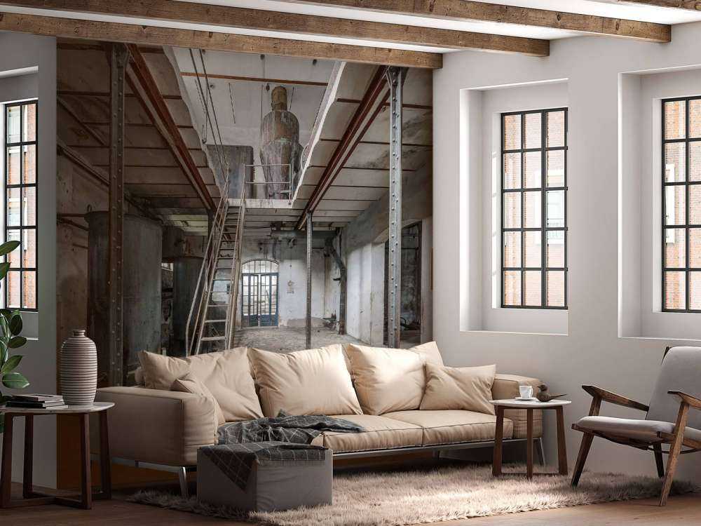 Opuszczona stara hala fabryczna