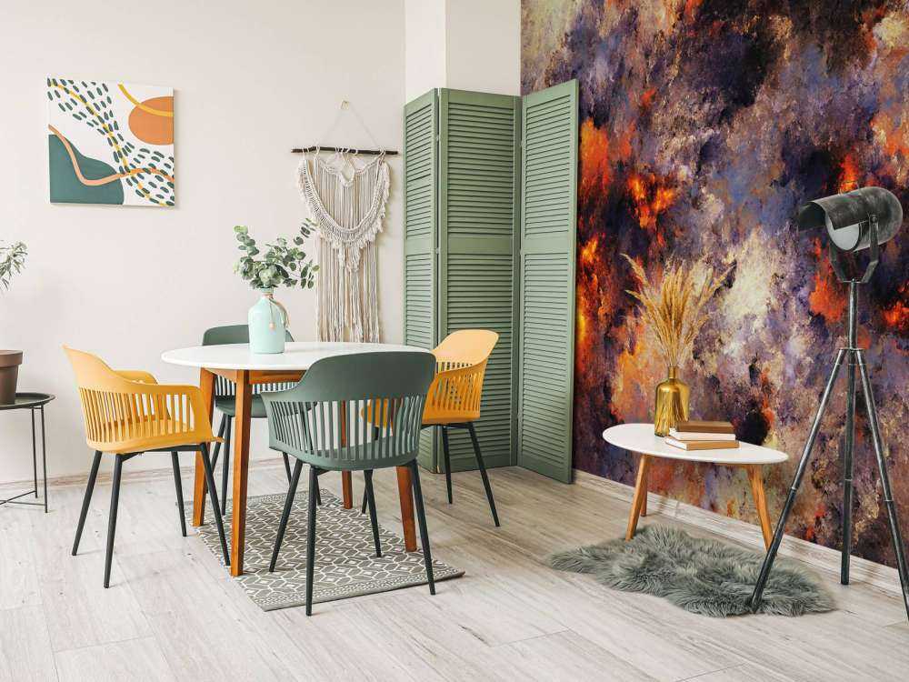 Ciemne abstrakcyjne chmury dymu