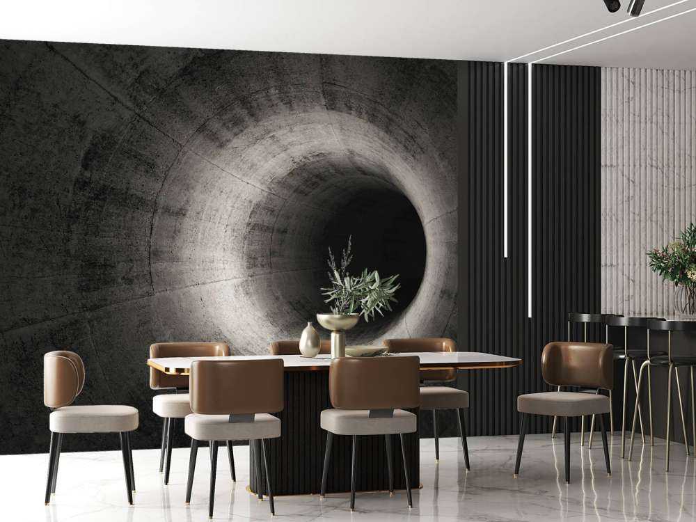 Betonowy tunel 3D