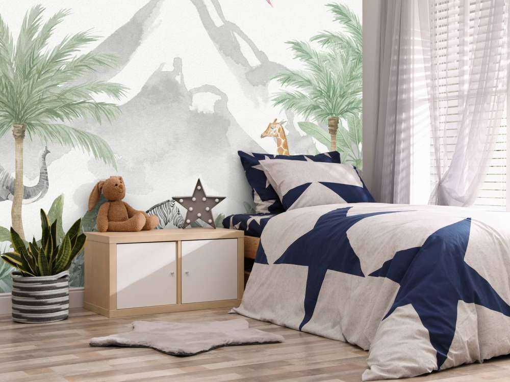 Różne zwierzęta w dżungli