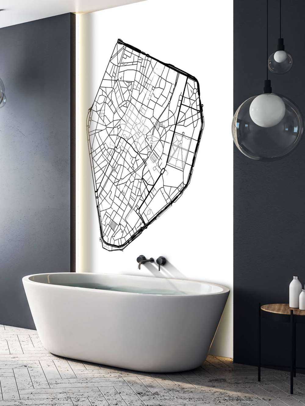 Unikatowa mapa Brukseli