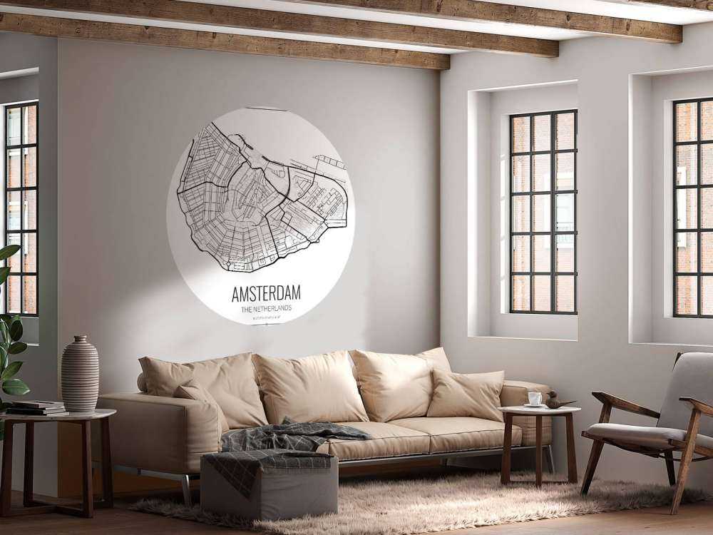 Unikatowa mapa Amsterdamu