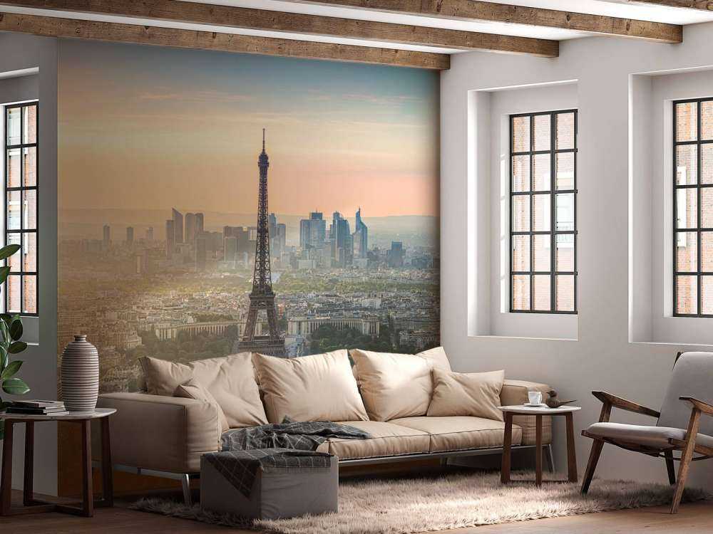 Zachód słońca nad Paryżem