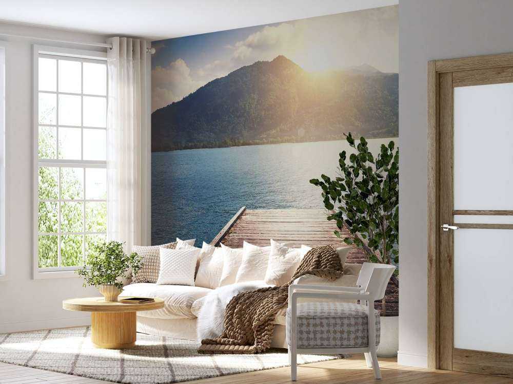 Rusztowanie do jeziora